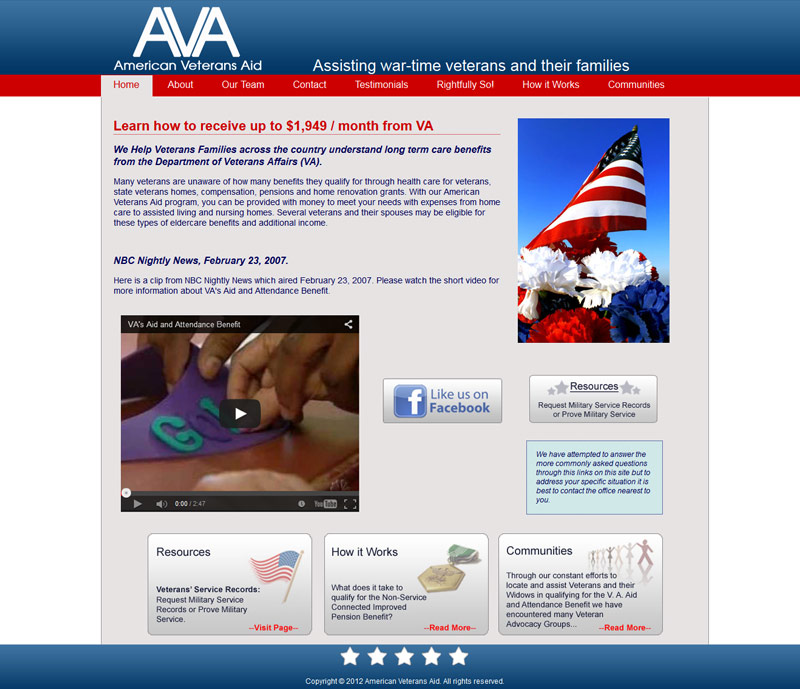 American Veterans Aid example 1