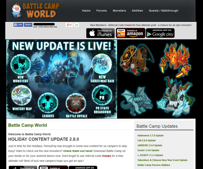 Battle Camp World example 1
