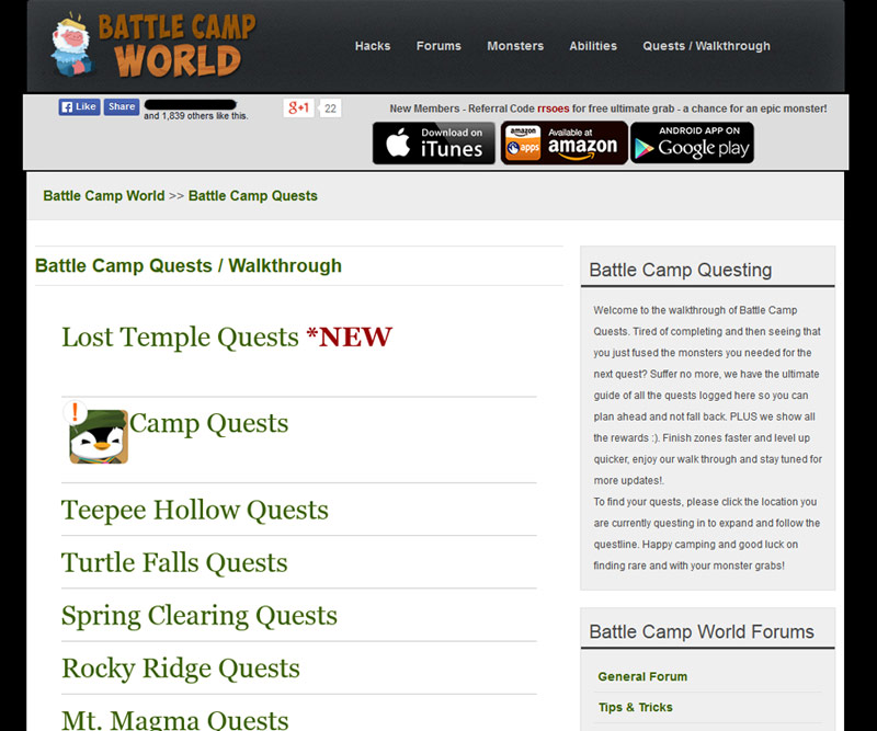 Battle Camp World example 3