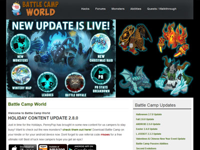 Battle Camp World Showcase